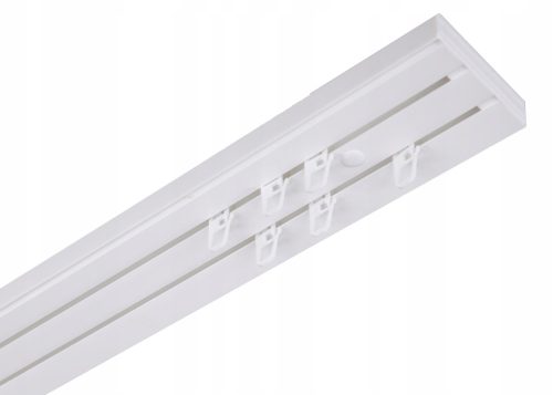 PVC stropna šipka, dupla tračnica, karnišna, 440 cm