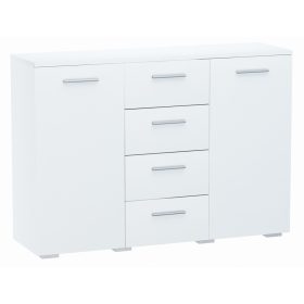  Matkam HELENA komoda 120 x 35 x 84,5 cm mat bijela