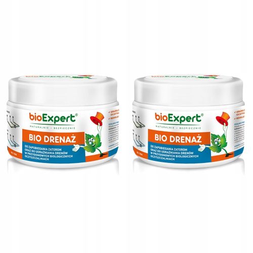 BioExpert Bio Drainage Sredstvo za Čišćenje Odvoda WELL DRAIN UNCLEANER 2 Pakiranja