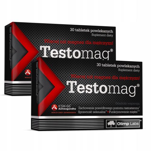 OLIMP Testomag® - Dodatak Prehrani Za Muškarce s Magnezijem, Cinkom i Ashwagandhom