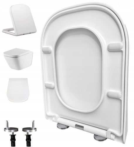  WC daska Perfecto Oval, bijeli duroplast