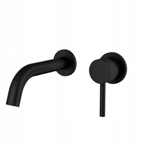 Veldman Costa Black Wall-Mounted Basin Faucet