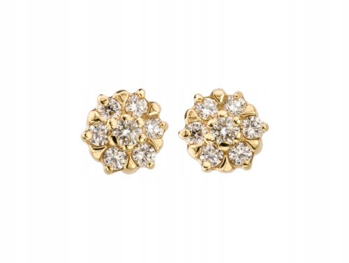 ZLATNE NAUŠNICE s DIJAMANTIMA 0,32 ct