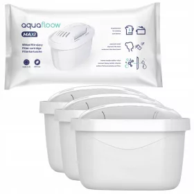   AquaFloow Maxi univerzalni filter za punjenje za vrčeve Aquaphor Brita Dafi, zamjena, 3 kom