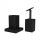Stubni okovi sa drvetom 60x60 crni