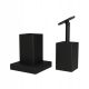 Stubni okovi sa drvetom 60x60 crni