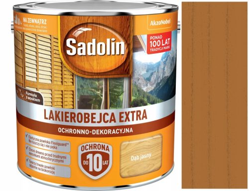Sadolin ekstra lak za drvo 2,5l - Svetli hrast