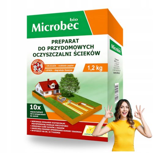 Microbec BIO AKTIVATOR 1,2kg, limun miris - preparat za kućne septičke jame