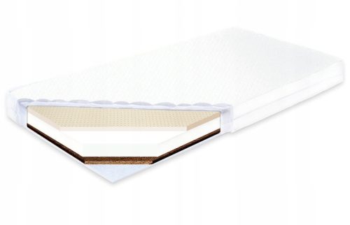 Premium dječji madrac od lateksa, pjene i kokosa 120x60 cm Materac od lateksa, pjene i kokosa dimenzija 120x60 cm je vrhunski proizvod za Vaše dijete. Sa visino