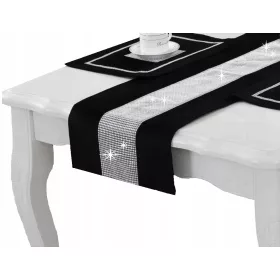 Premiumni stolnjak sa cirkonima 40x130 cm za elegantan stol