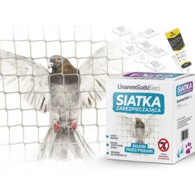   Set zaštitne mreže za balkon 5x3m za golubove protiv ptica bez bušenja