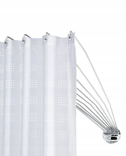 ipka za tuš od tuljanove kože 80-80 x 1 mm, krom