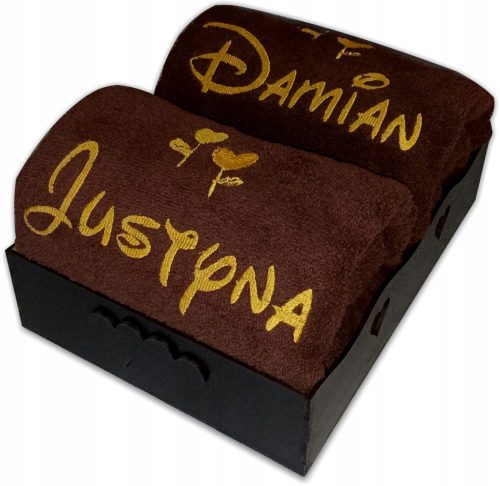 Ručnici za vjenčanje s personaliziranim vezom 140x70
