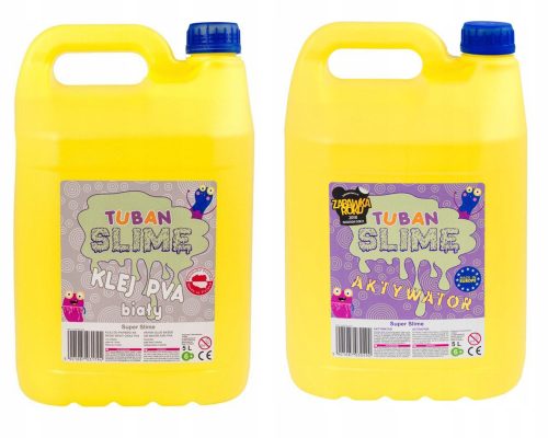 Bijelo ljepilo za papir 5l + Tuban aktivator za slime set
