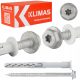 Kolci za okvir 10x80 mm sa prstenom 50 komada