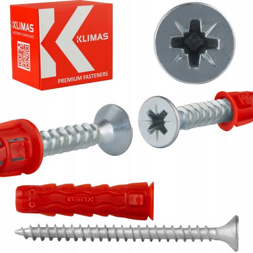 Univerzalni ekspanzijski tipli Klimas SFXP-08040050 8x40/50 mm 100 kom.