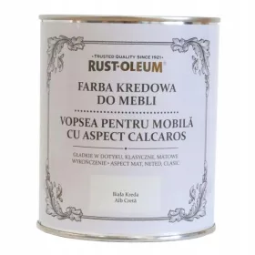 Bijela kredna boja za namještaj Rust-Oleum 0,75 l Mat