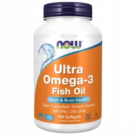 Now Foods Ultra Omega-3 500 EPA / 250 DHA - 180 kapsula