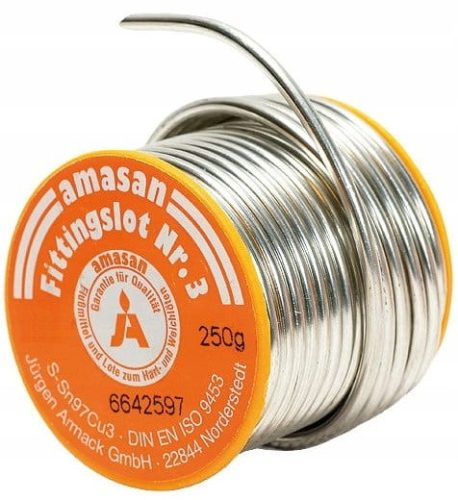 CIN ZA LEMLJENJE BAKRA MEKI LEM 250G 2.5MM