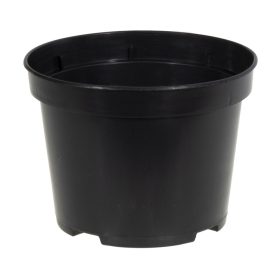    Posuda za cvijeće Edoniczki.pl 11 cm x 11 x 9 cm promjer 11 cm plastična crna