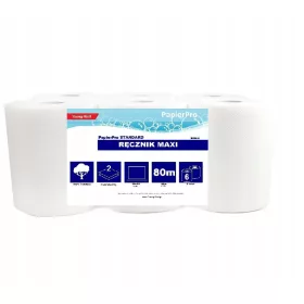   PapierPro celulozni papirnati ubrus u pakiranju od 6 komada, bijeli