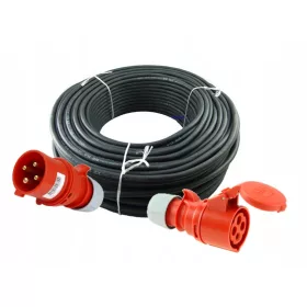   BS Electric jednostruki produžni kabel 25 m, 1 kom utičnica, crna
