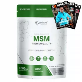 WISH MSM Organski Sumpor u Prahu 1000g - Dodatak prehrani