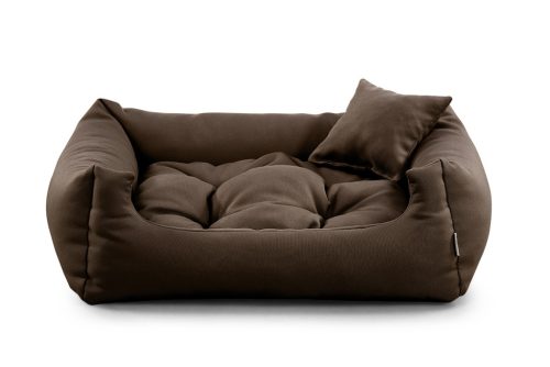 Dizajnerski krevet za kućne ljubimce, crvene nijanse, dimenzije 65 cm x 55 cm