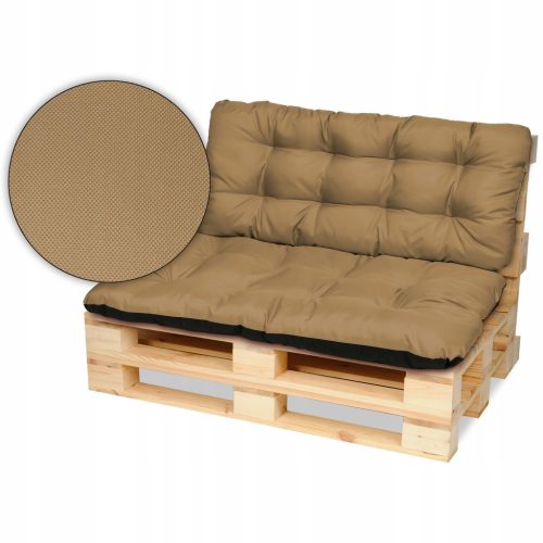  Jastuci za klupu za namještaj od paleta 120x80+120x50 bež