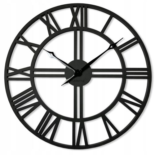 FLEXISTYLE zidni sat crni 60cm