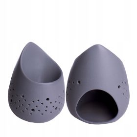   Keramički mirisni plamenik "Sivi mirisni kamin KEJ"