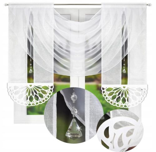  Paravan za zavjese od batista 200 cm x 140