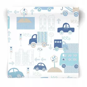 Tapeta za dječju sobu s automobilima G56009