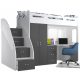 Eurotel Zuzia Plus dvostruki krevet na kat 130 x 259 cm