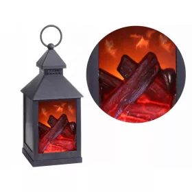 LED Lampion za Kamin s Pokretnim Plamenom Vatre 25 cm
