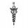 GEMMA TALISMAN ZMIJA AESCULAPE CADUCEUS SREBRO 925