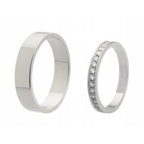 Zlatno vjenčano prstenje sa 30 dijamanata 0,60 ct