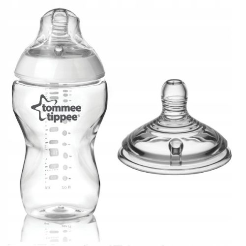 Tommee Tippee Bočica za bebe 340 ml s dodatnim smokvom brzog protoka 6M+