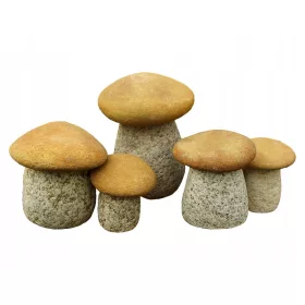  Gljiva granitni set od 5 figurica, dekoracija, poklon