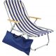 Ležaljka za plažu E-Sezon, sklopiva torba max 150 KG, aluminijska