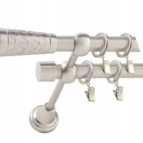   Visokokvalitetni dvostruki držač zavjesa 19 mm + 19 mm 360 cm
