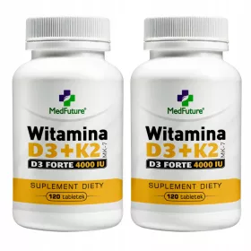   Vitamini D3 + K2 za jačanje imuniteta i zdravlje kostiju - 240 tableta
