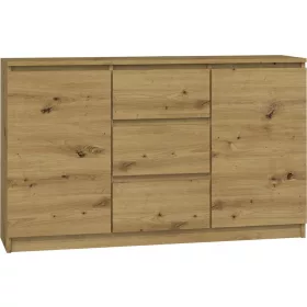    TopEshop 2D3S ARTISAN KPL komoda 120 x 40 x 75cm artisan hrast mat
