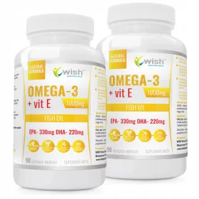   OMEGA-3 1000mg EPA330 DHA220 + Vitamin E - Wish Pharmaceutical - Kvalitetni dodatak prehrani