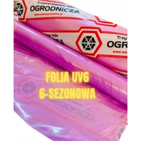 Folija tunel UV6 - Ružičasta 8m² 100 x 800 cm