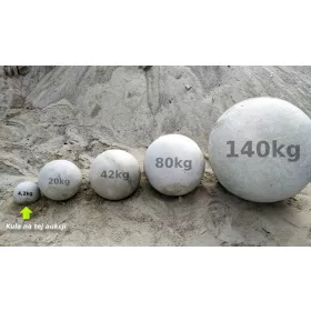  LOPTA, BETONSKA figura, vrtni ukras 20KG