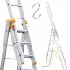 Aloss ljestve 12,35 m aluminijske 3 x 15 do 150 kg