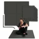  Hop-Sport podloga za vježbanje 120 cm x 120 cm crna