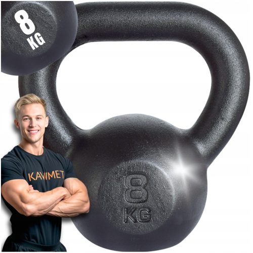  Kettlebelle Kawmet 8 kg crna