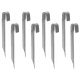 Tribecco trampoline anchors 40 cm 8 pieces